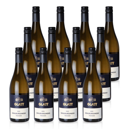 2021 Pinot Gris Dry White Wine • GLATT • Quality Wine from Kaiserstuhl/Baden, Germany