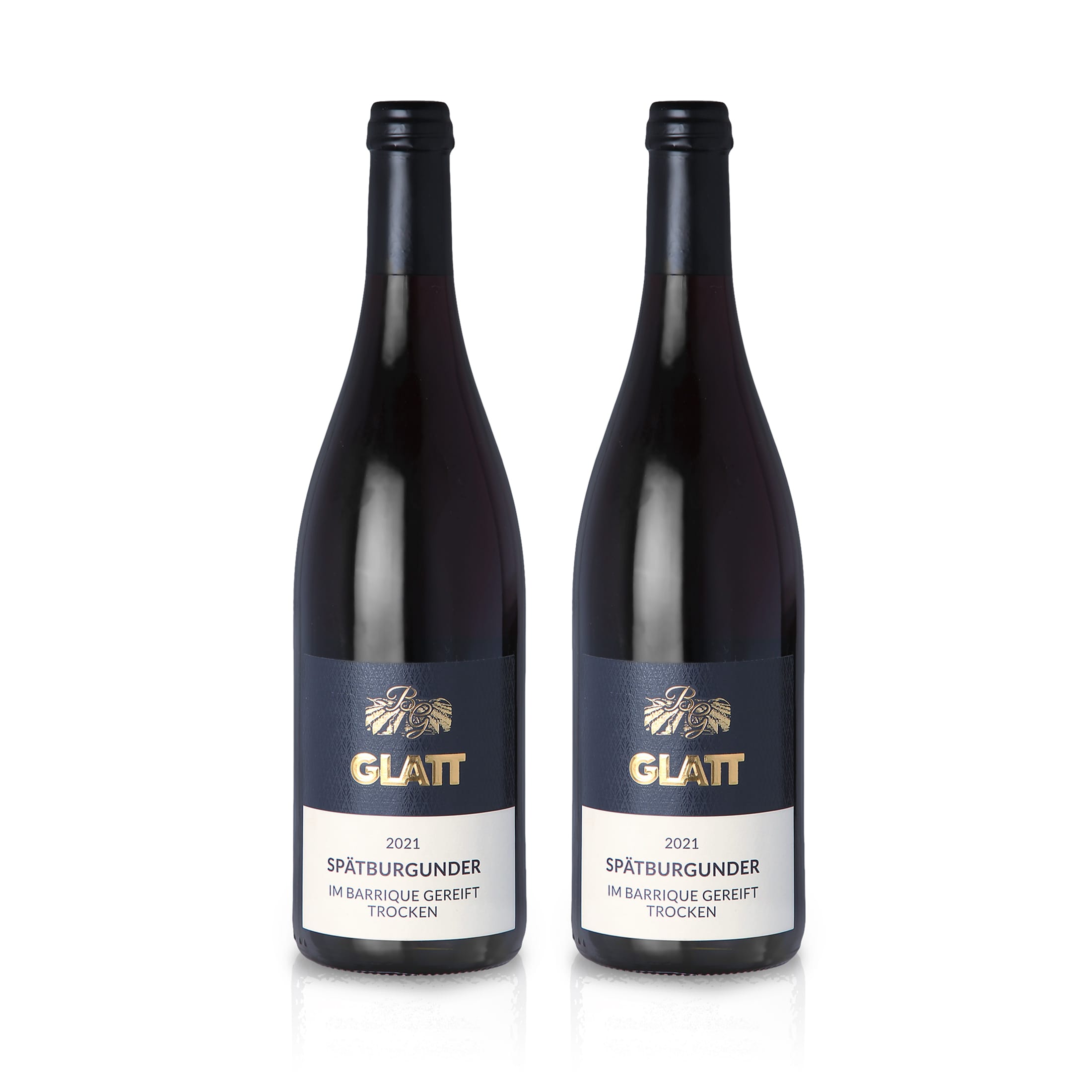2021 Pinot Noir Barrique Dry Red Wine • GLATT • Quality Wine from Kaiserstuhl/Baden, Germany