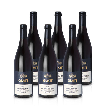 2021 Pinot Noir Barrique Dry Red Wine • GLATT • Quality Wine from Kaiserstuhl/Baden, Germany