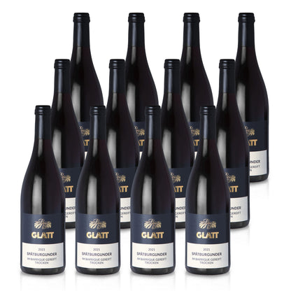 2021 Pinot Noir Barrique Dry Red Wine • GLATT • Quality Wine from Kaiserstuhl/Baden, Germany