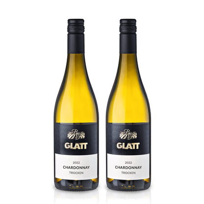 2022 Chardonnay Dry White Wine • GLATT • Quality Wine from Kaiserstuhl/Baden, Germany