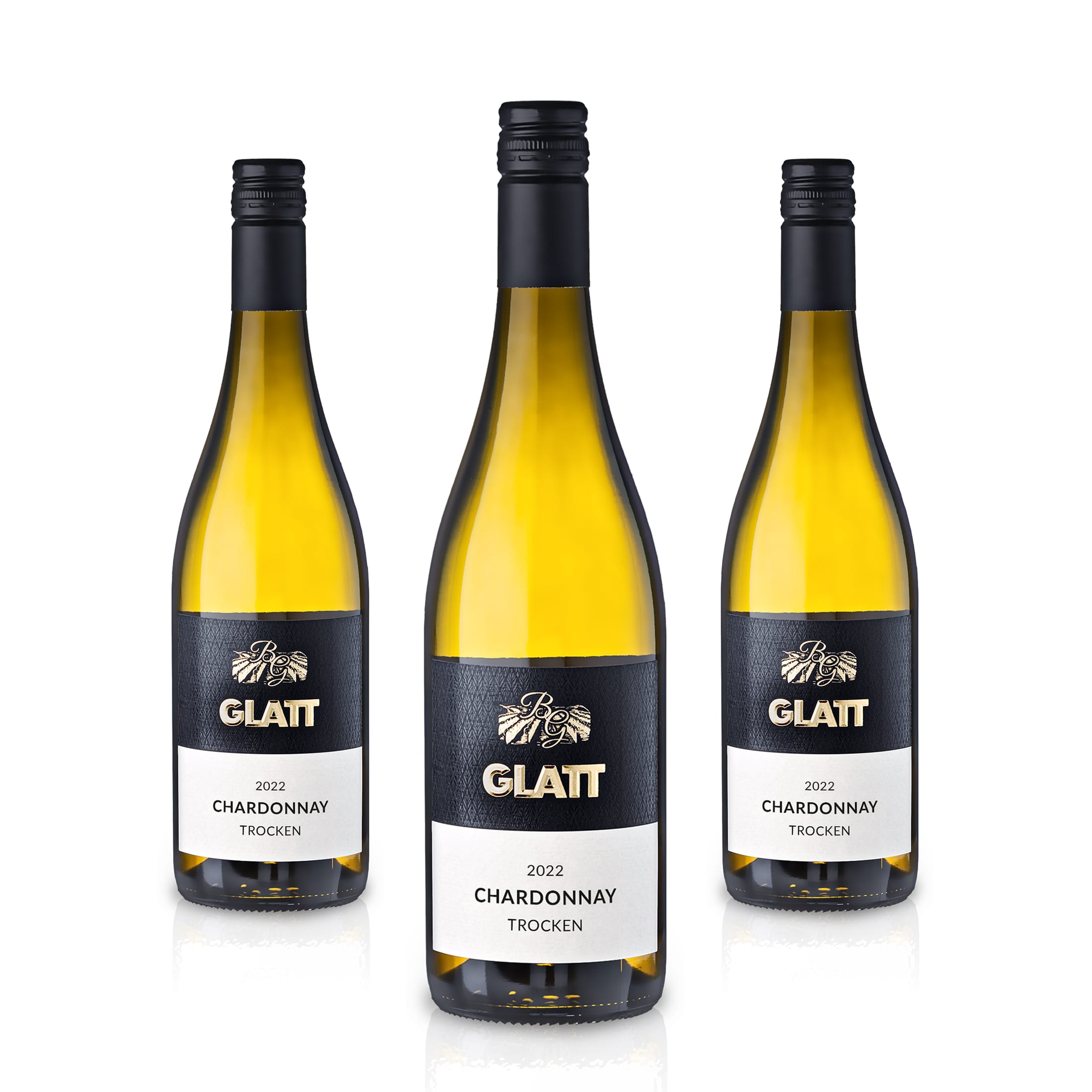 2022 Chardonnay Weißwein trocken • GLATT • Qualitätswein vom Kaiserstuhl/Baden, Deutschland