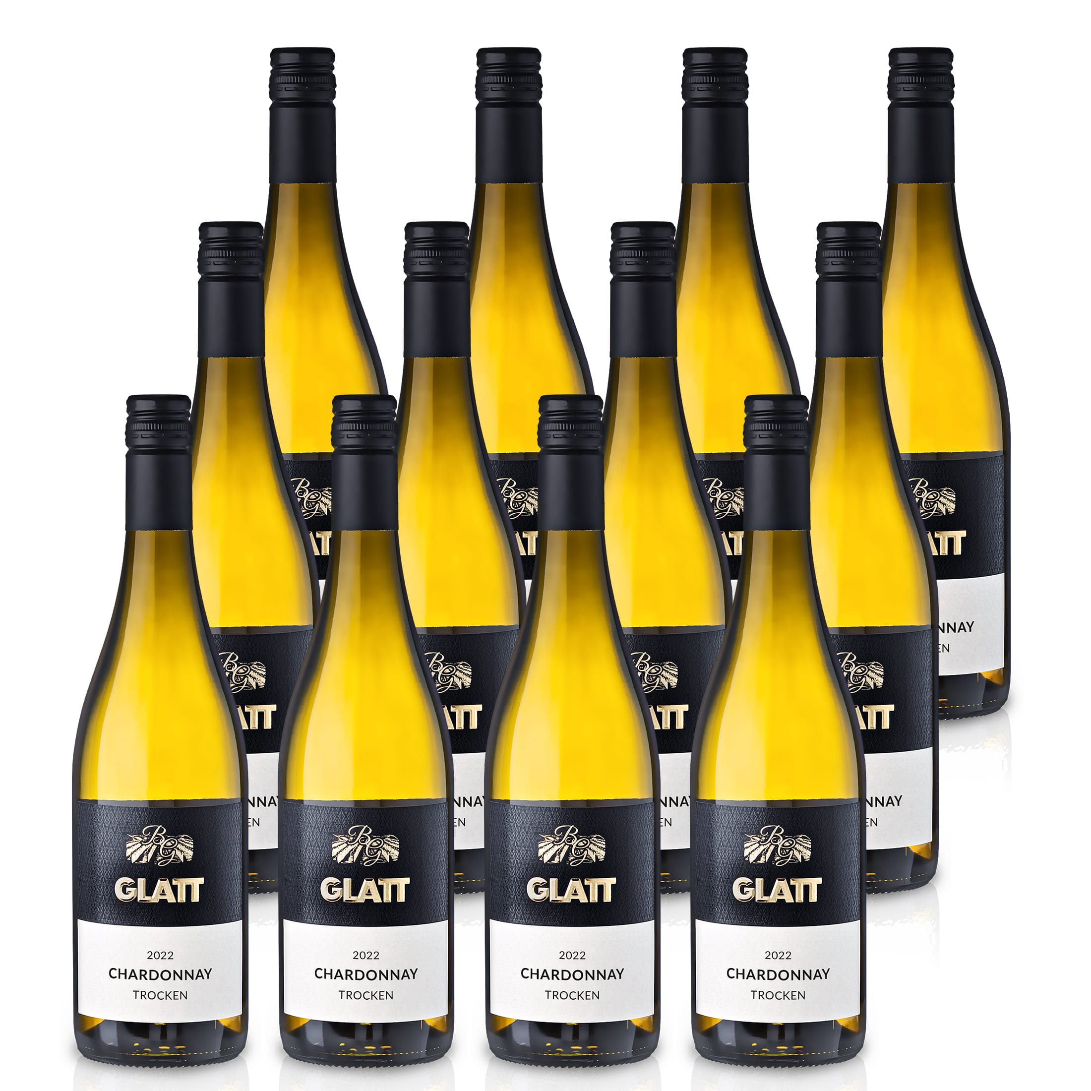 2022 Chardonnay Weißwein trocken • GLATT • Qualitätswein vom Kaiserstuhl/Baden, Deutschland