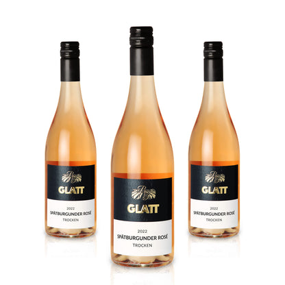 2022 Spätburgunder Roséwein trocken • GLATT • Qualitätswein vom Kaiserstuhl/Baden, Deutschland