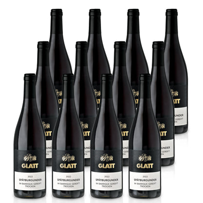 2022 Spätburgunder Barrique Rotwein trocken • GLATT • Qualitätswein vom Kaiserstuhl/Baden, Deutschland