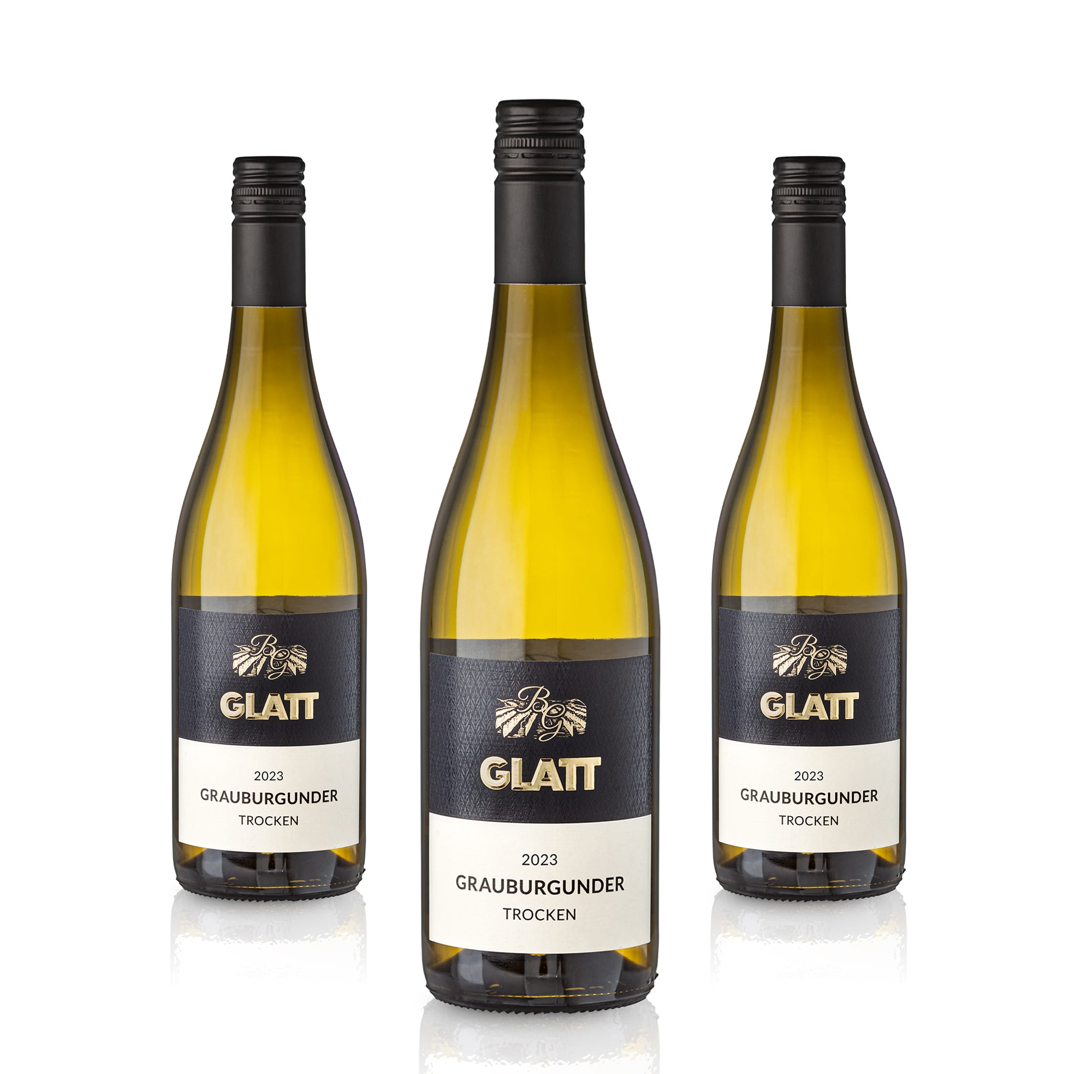 2023 Grauburgunder Weißwein trocken • GLATT • Qualitätswein vom Kaiserstuhl/Baden, Deutschland