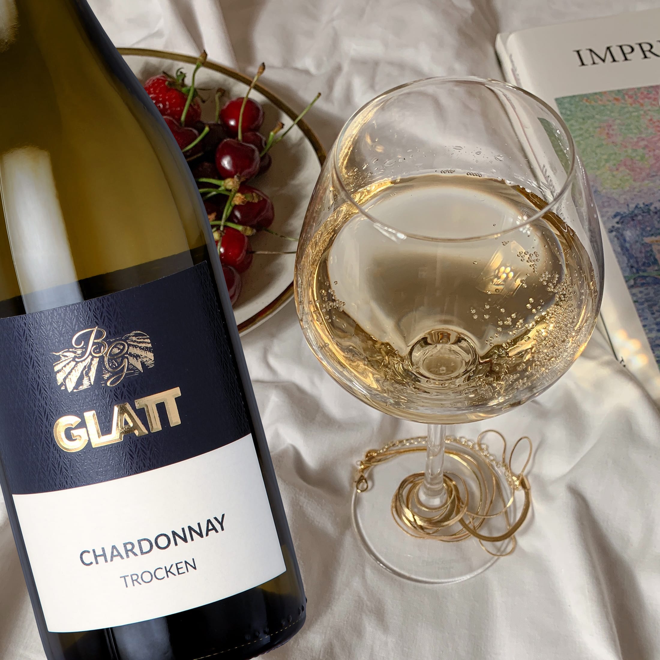 2022 Chardonnay Dry White Wine • GLATT • Quality Wine from Kaiserstuhl/Baden, Germany