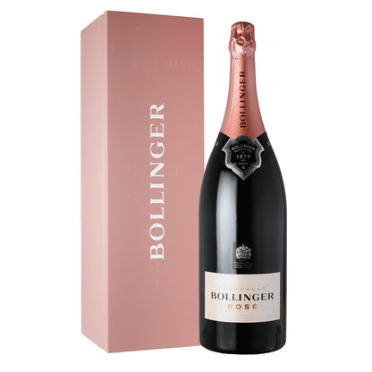 Bollinger Rosé Champagne Brut in Wooden Box 3L