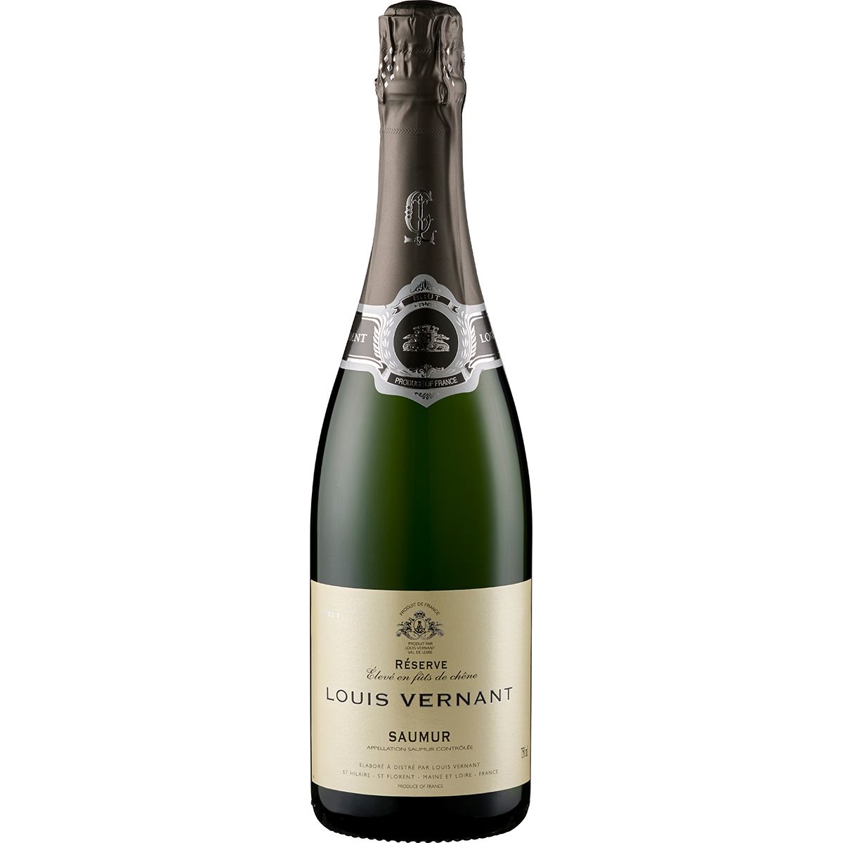 2017 Saumur Brut Réserve AOC - Élevé en fûts de chéne Louis Vernant Loire/Frankreich 0,75l