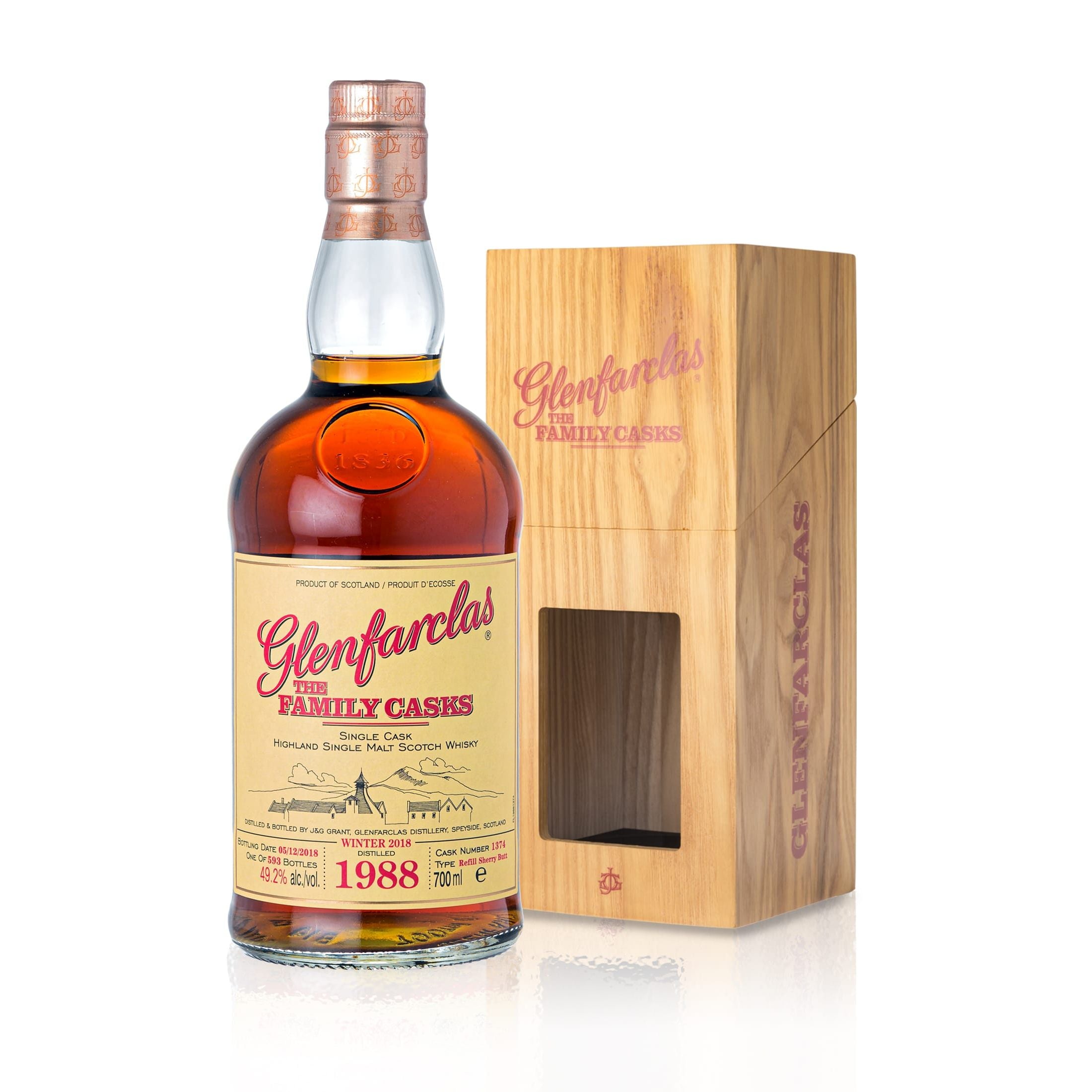 Glenfarclas 30 Year Old 1988/2018 Family Cask Release Winter 2018