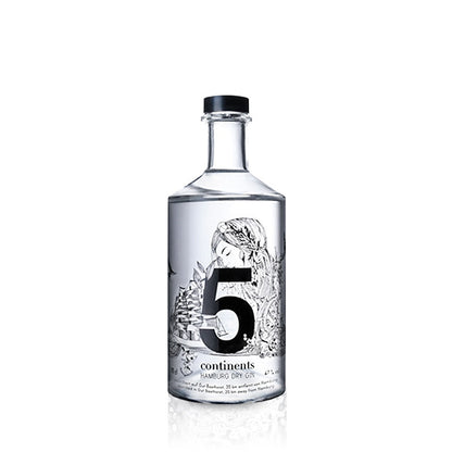 5 Continents – Hamburg Dry Gin · 0,7 L · 47 % vol.