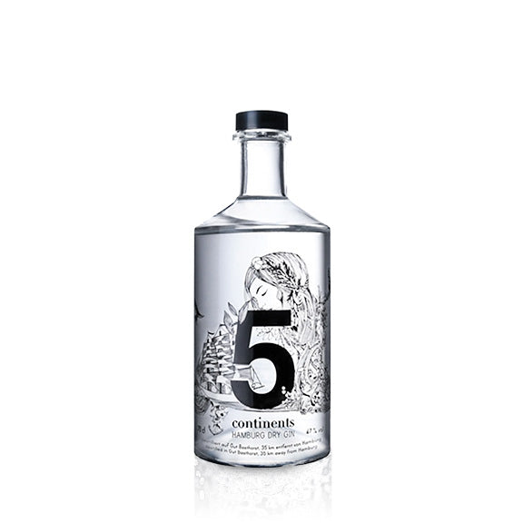 5 Continents – Hamburg Dry Gin · 0,7 L · 47 % vol.