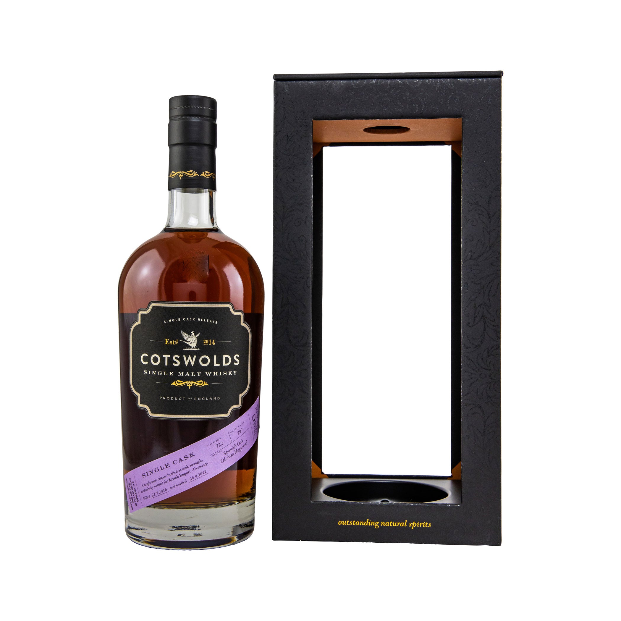 Cotswolds 2016/2022 - 6 Jahre - Oloroso Single Cask #722