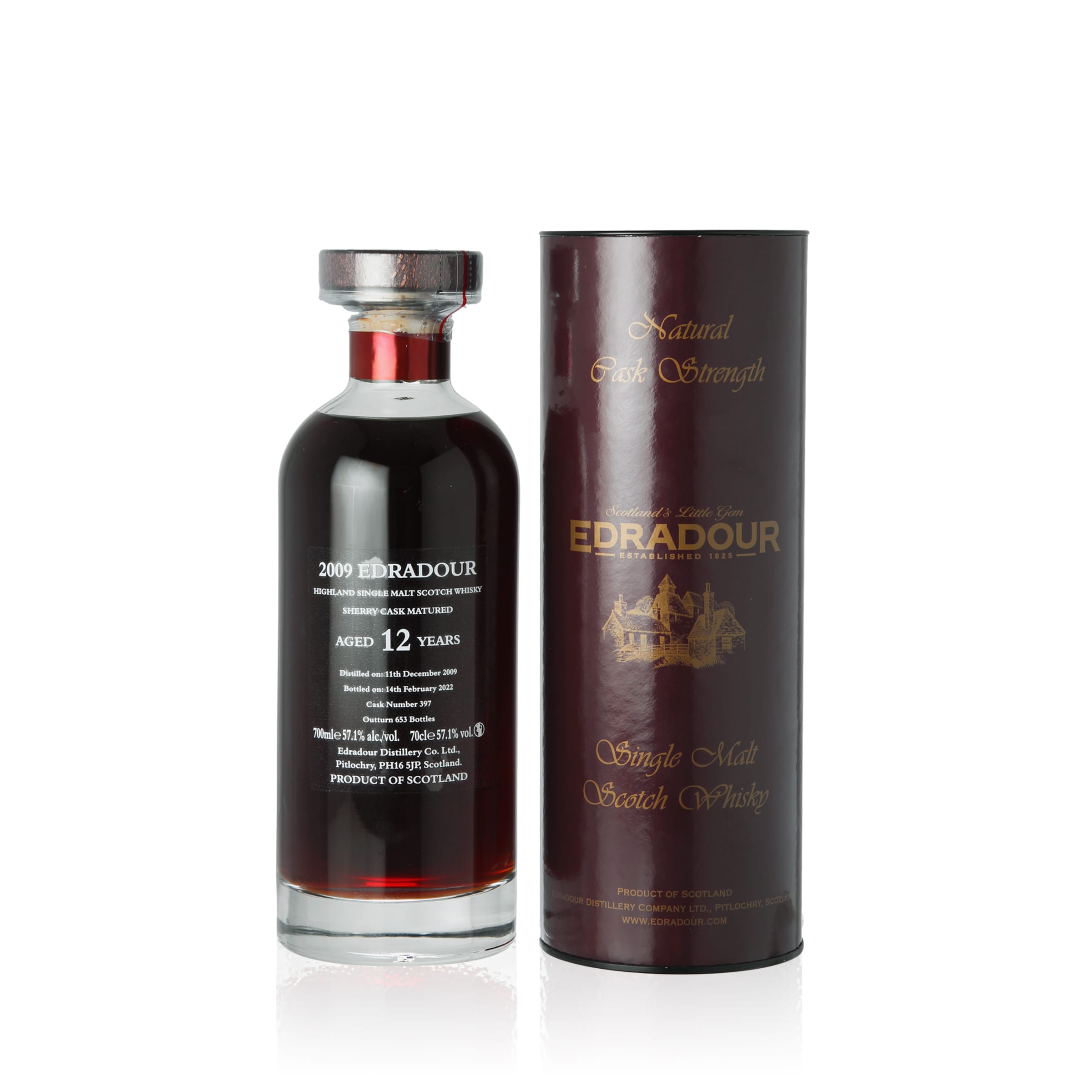 Edradour 2009/2022 - 12 Year Old Single Ibisco Sherry Cask No. 397 Natural Cask Strength