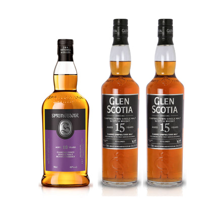 Springbank 18   -  Glen Scotia 15 - Campbeltown Set