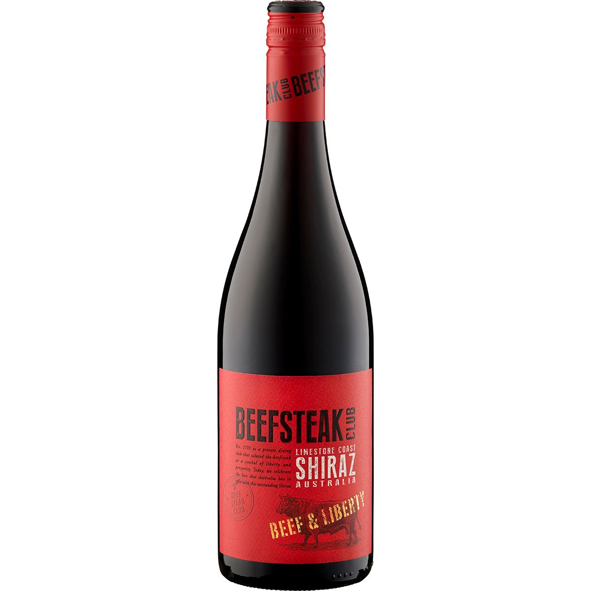 2019 Beef & Liberty Shiraz Beefsteak Club /Chile 0,75l