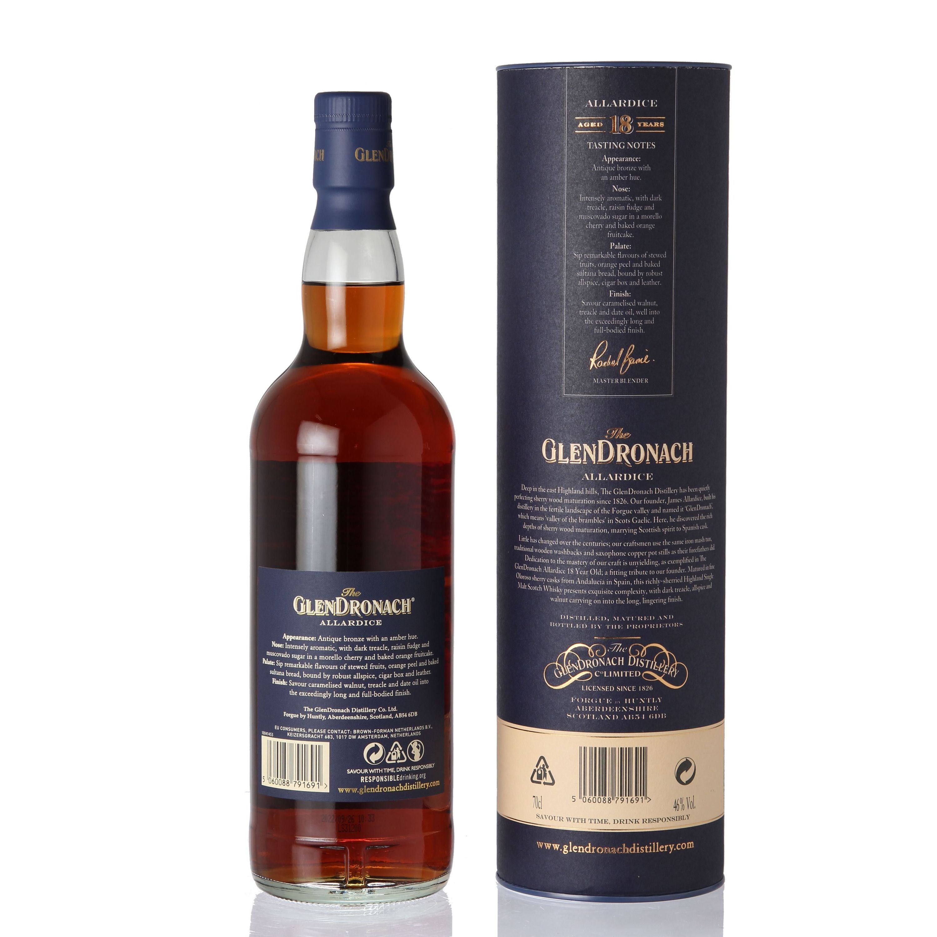 Glendronach 18 Year Old Allardice