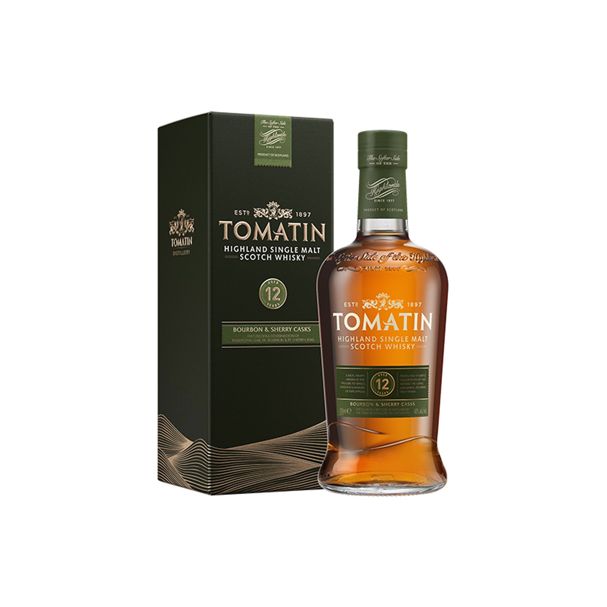 4 whiskies as basic equipment, selected by our buyer