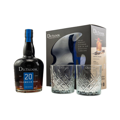 Dictador 20 y.o. + 2 Tumbler