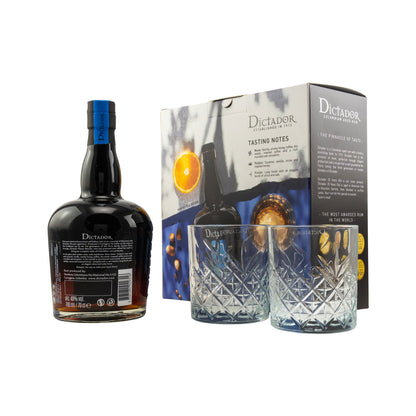 Dictador 20 y.o. + 2 Tumbler