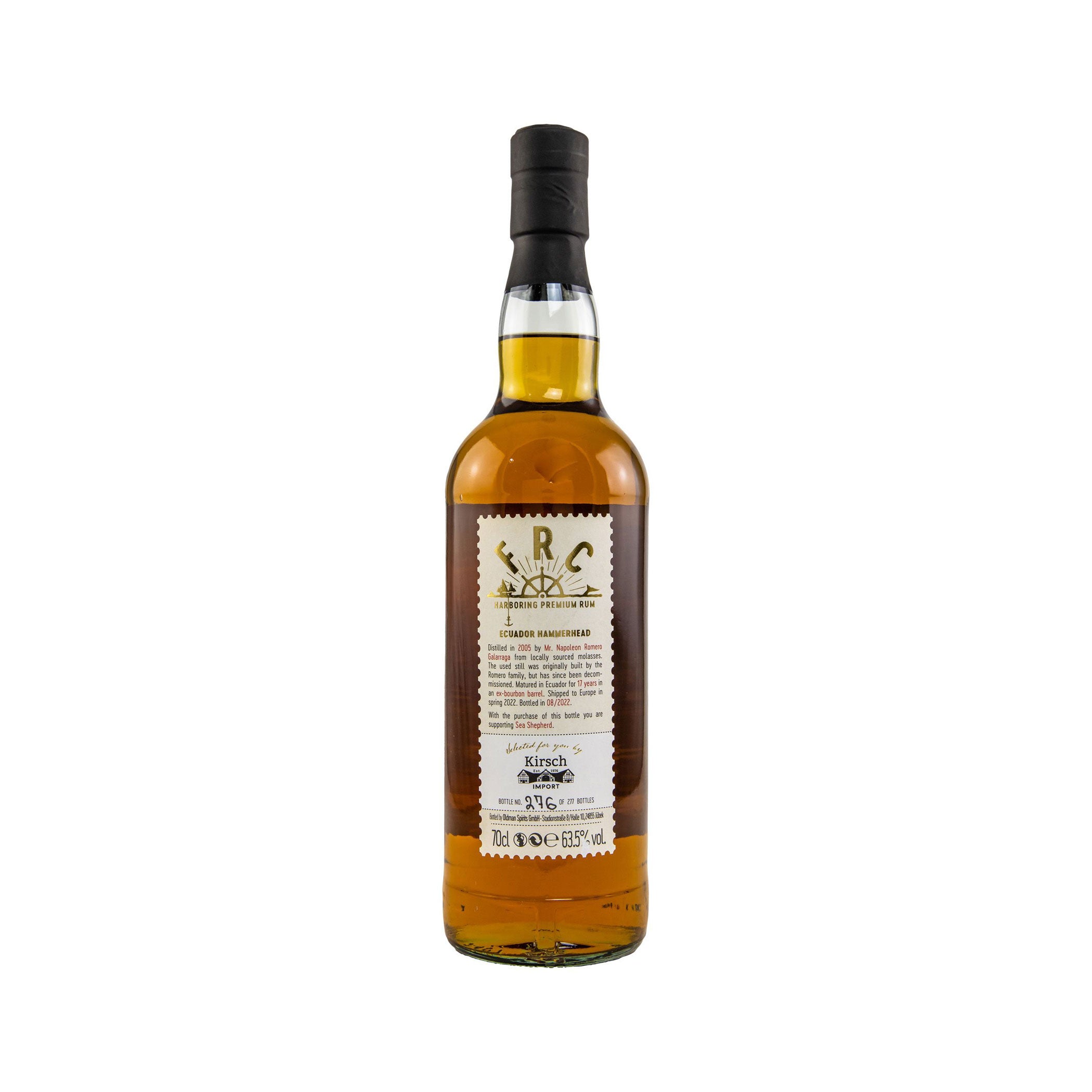 Barbados Stingray 2013/2022 – Sea Shepherd - FRC Single Cask Rum - Selected by Kirsch Import