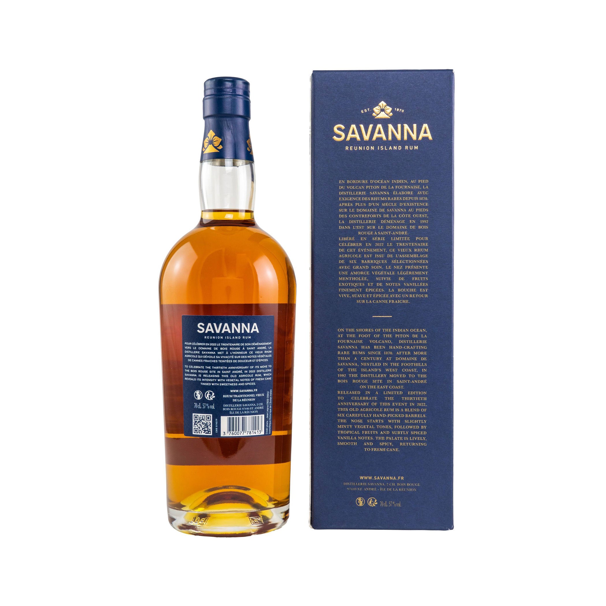 Savanna Edition Bois Rouge 1992/2022 - Rhum Agricole Très Vieux from Reunion