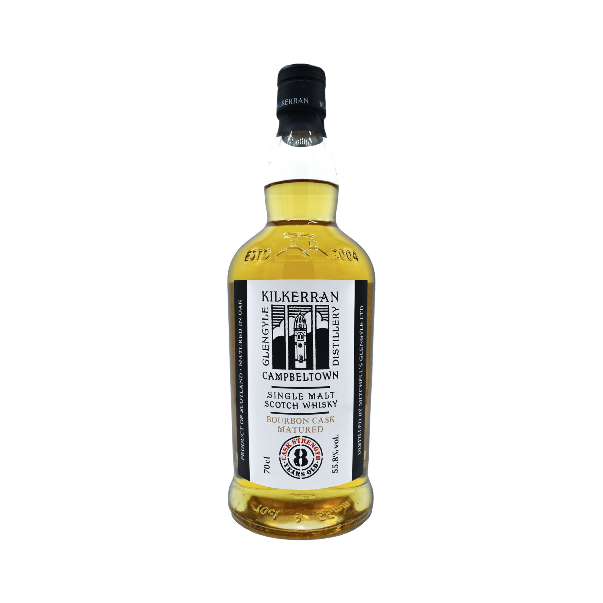 Kilkerran 8yo Bourbon Cask Matured · Cask Strength
