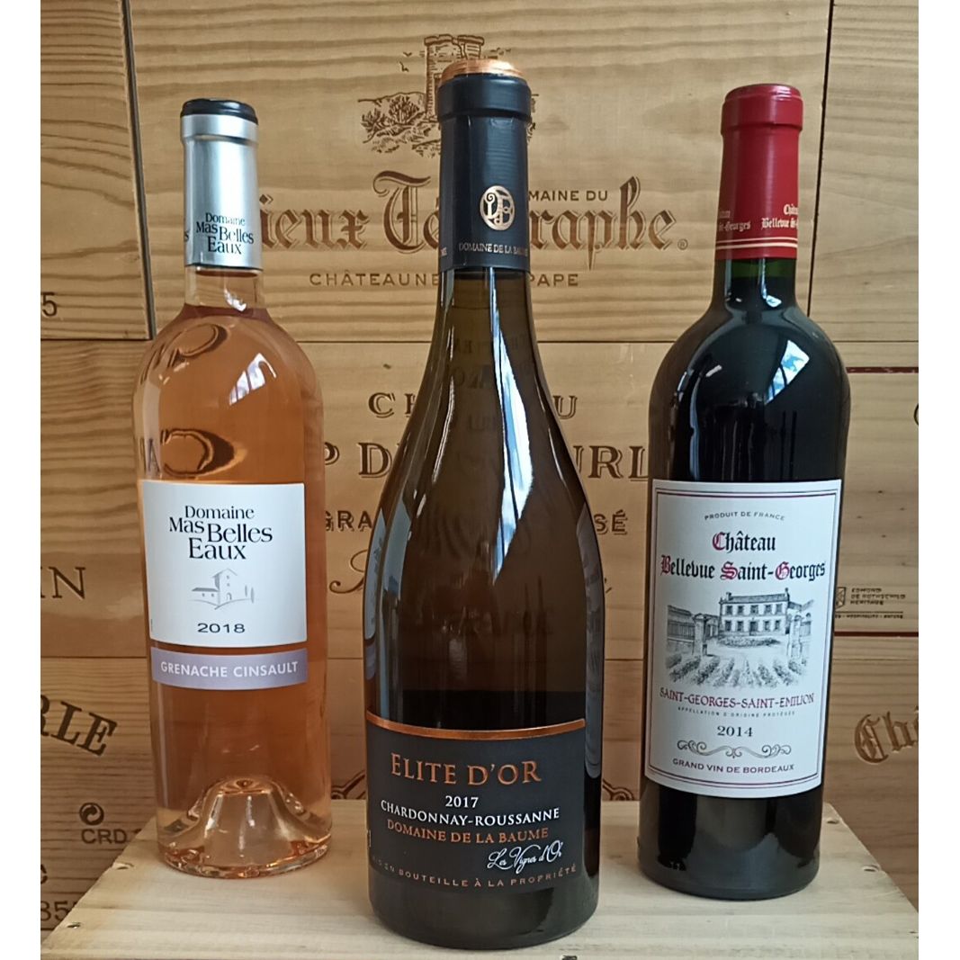 Feinste Weine - Weinselektion 6er Frankreich - Bordeaux / Pays d'Oc