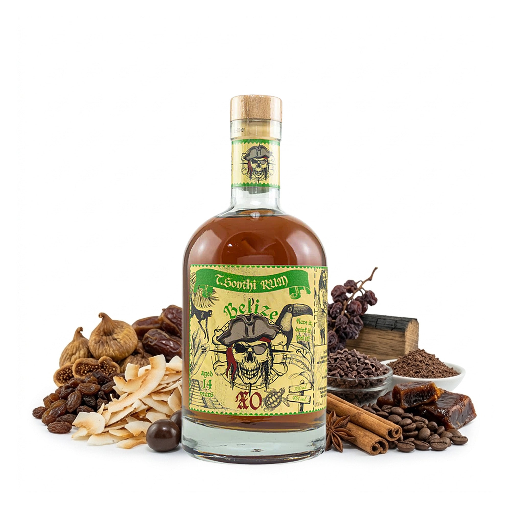 T. Sonthi Rum – Belize XO 14 Years · Belize 43% vol. 0,70L