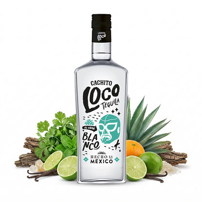 Cachito Loco Tequila – El Gran Blanco · 0,7 L · 40 % vol.