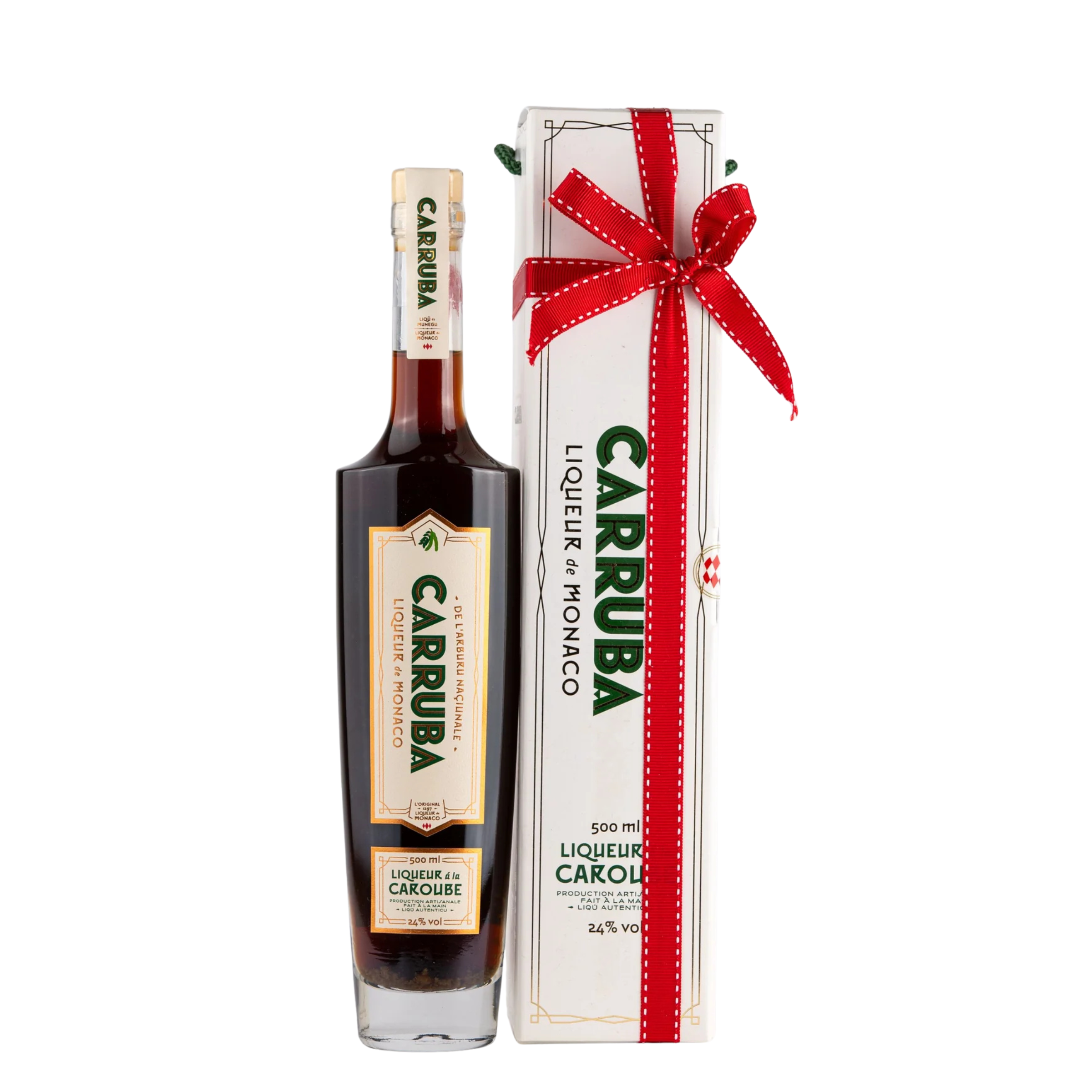 CARRUBA Liqueur de Monaco mit Geschenkbox 24% vol. 0,5l