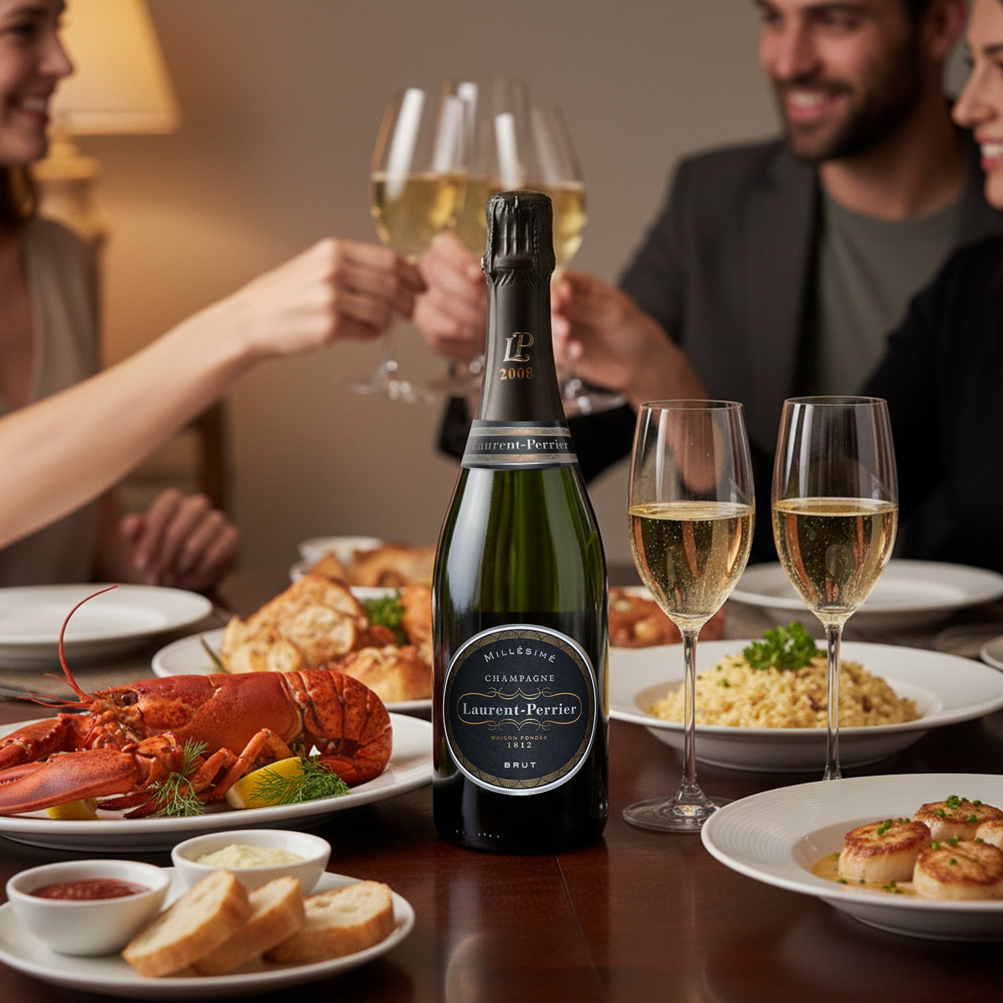 Champagne Laurent-Perrier Millésime 2008 Brut Magnum