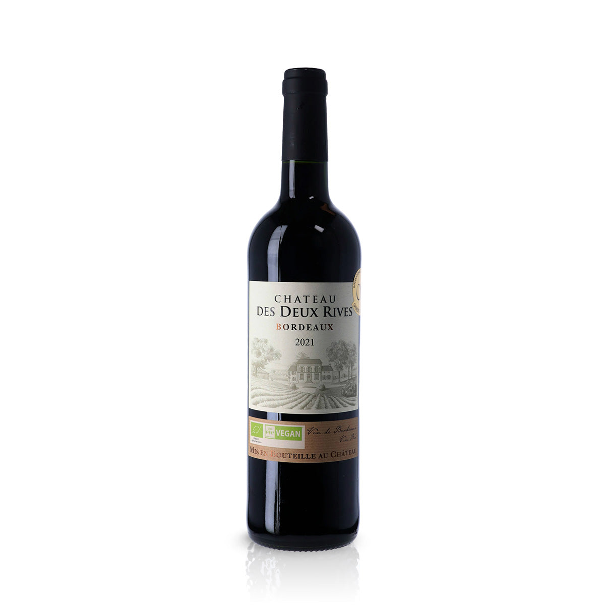 Chateau des Deux Rives Bio Vegan Medaille 2021 0,75 L 12,5 % vol.