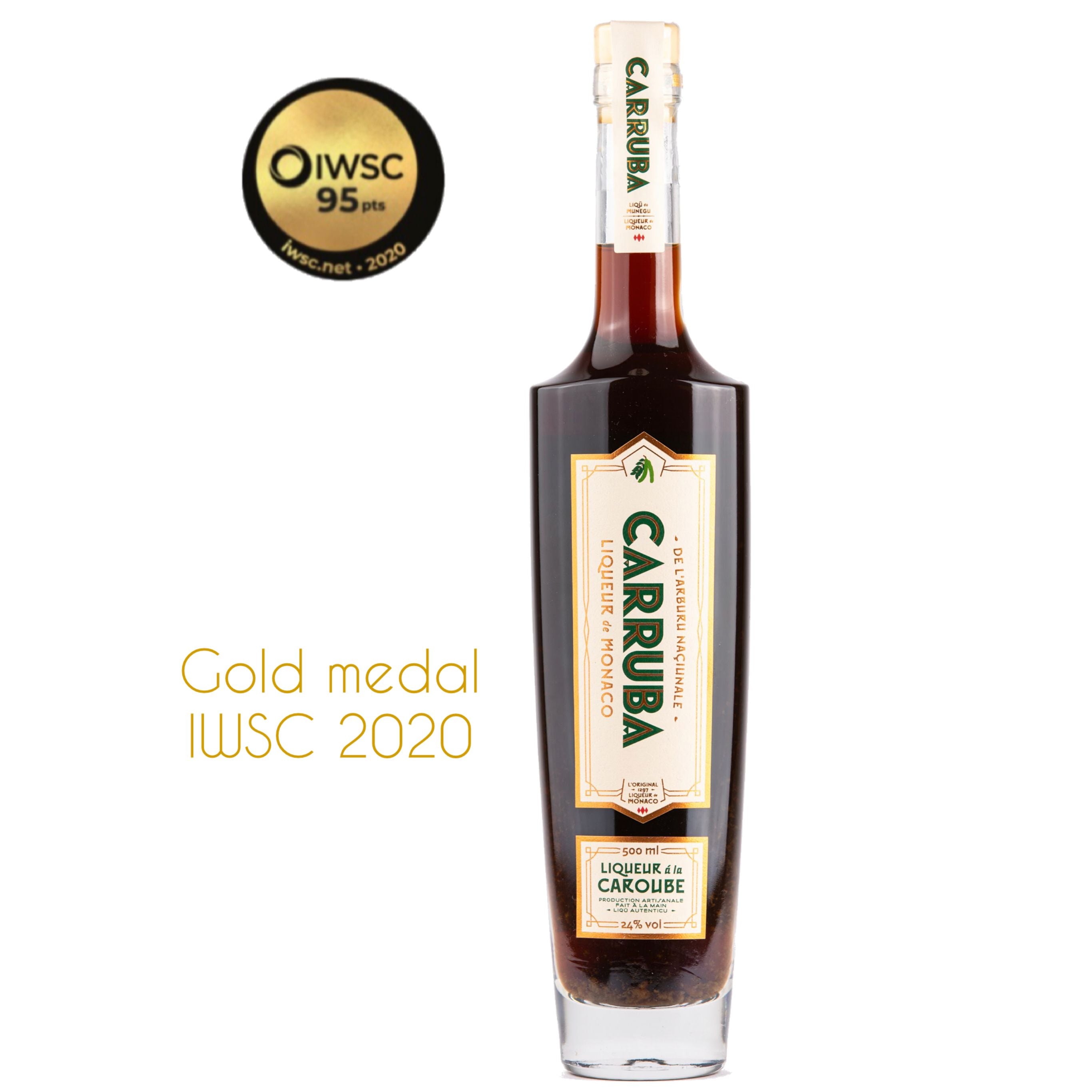 CARRUBA Liqueur de Monaco mit Geschenkbox 24% vol. 0,5l