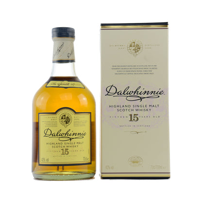 Dalwhinnie 15 Years Old - Highland Single Malt - Neuware Umkarton leicht beschädigt