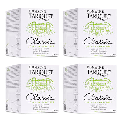 Domaine Tariquet - Vin blanc Classic - Côtes de Gascogne IGP - trocken - Bag-in-Box 3L