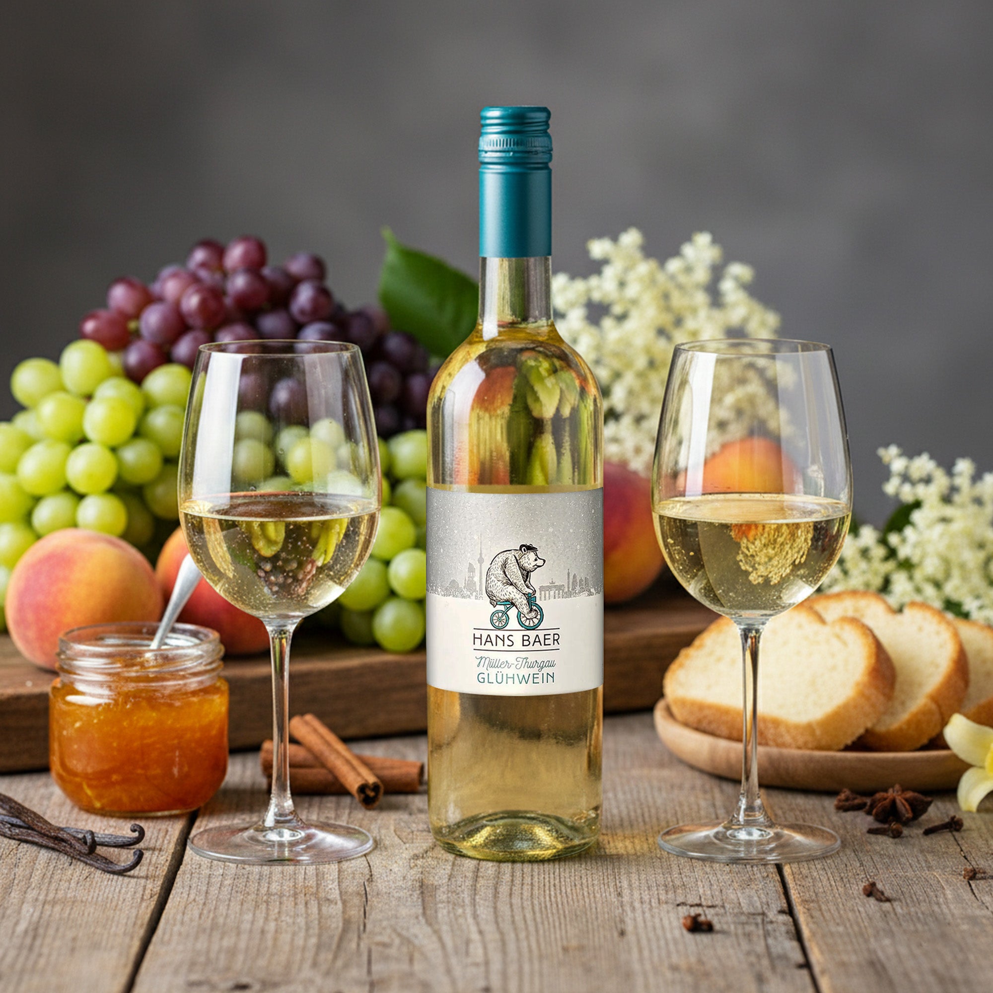 HANS BAER Müller-Thurgau Glühwein aus deutschem Weißwein