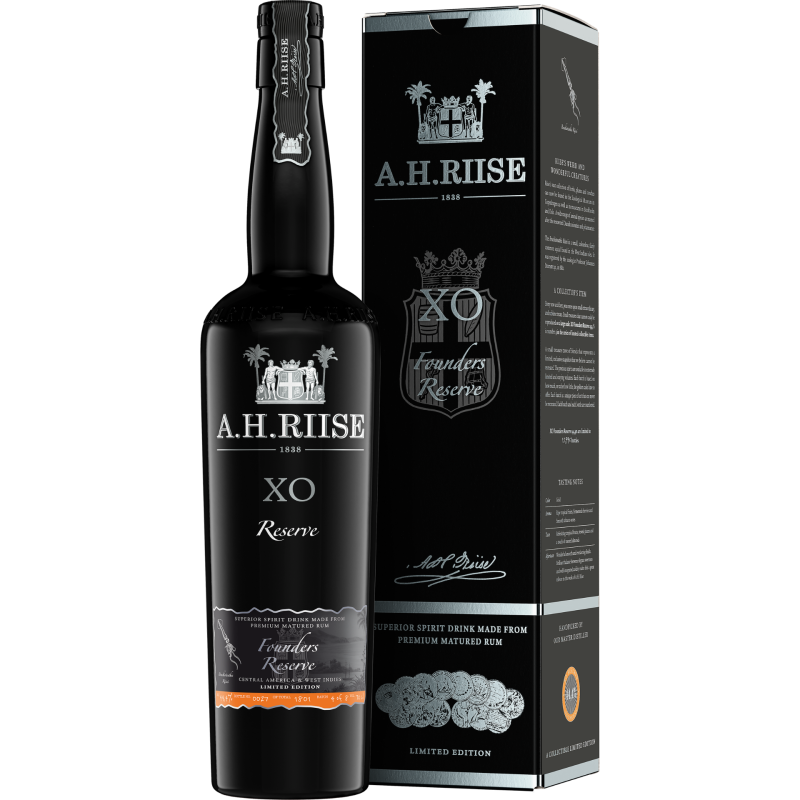 A.H. Riise Black XO Founders Reserve 5th Edition 44,4% 0,7l
