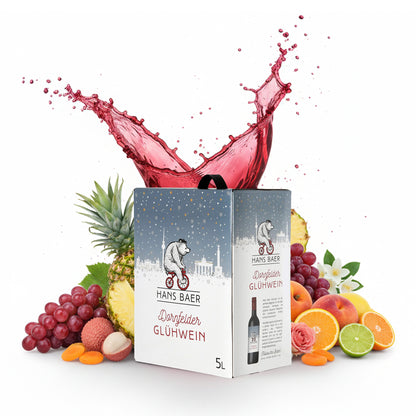 Dornfelder Mulled Wine from German Red Wine - HANS BAER - Bag-in-Box