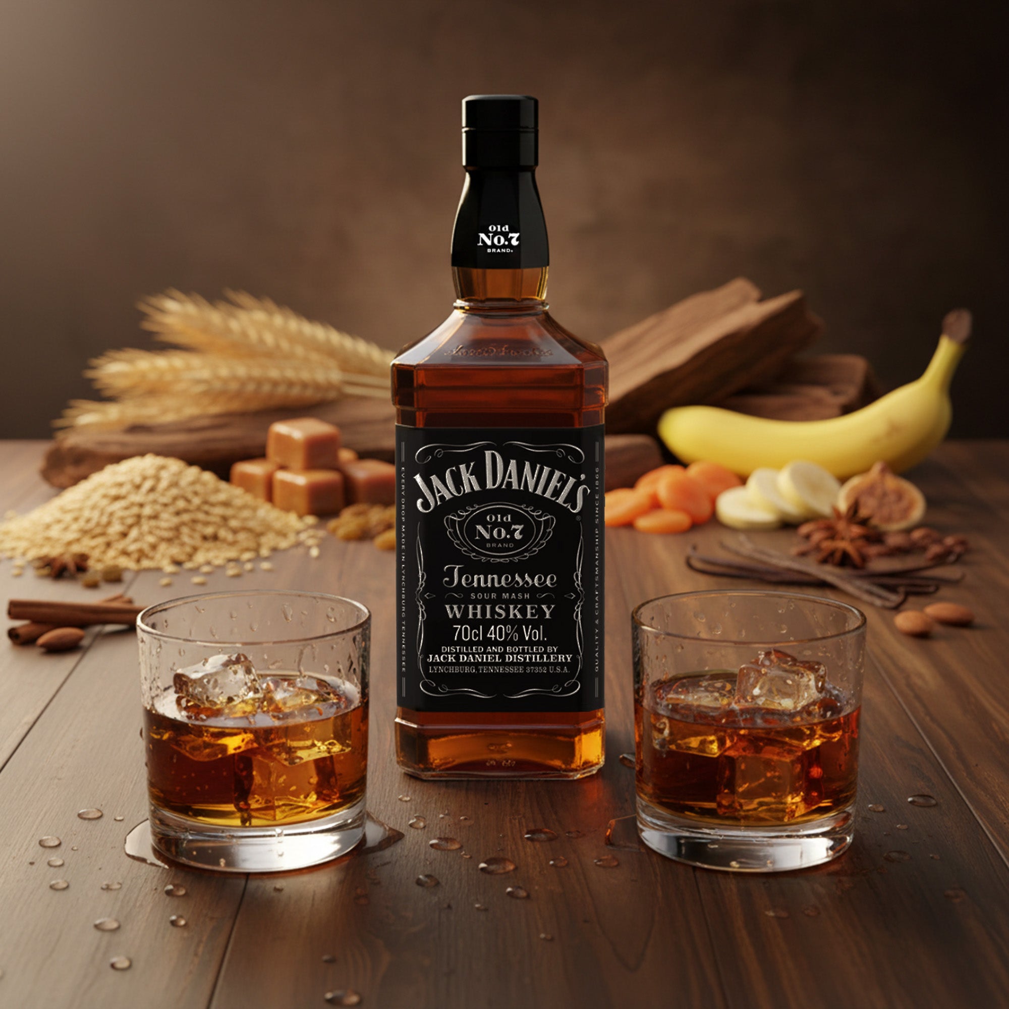 Jack Daniel’s Old No. 7 Tennessee Whiskey 40 % vol. 0,7 L.