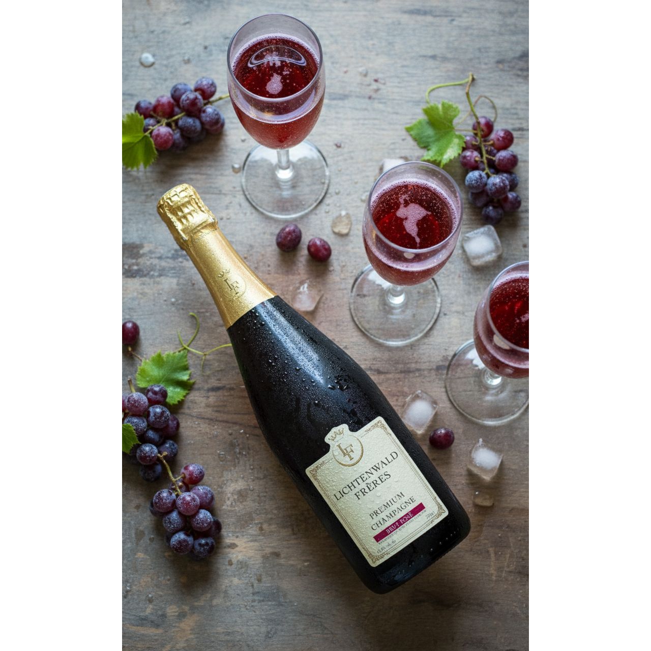 Lichtenwald Frères Premium Champagne Brut Rosé 750 ml 12.5 % Vol.