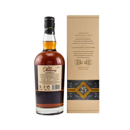 Rum Malecon 25 Years Old 40 %  Flasche 503,64 19 Rum aus Panama/GP