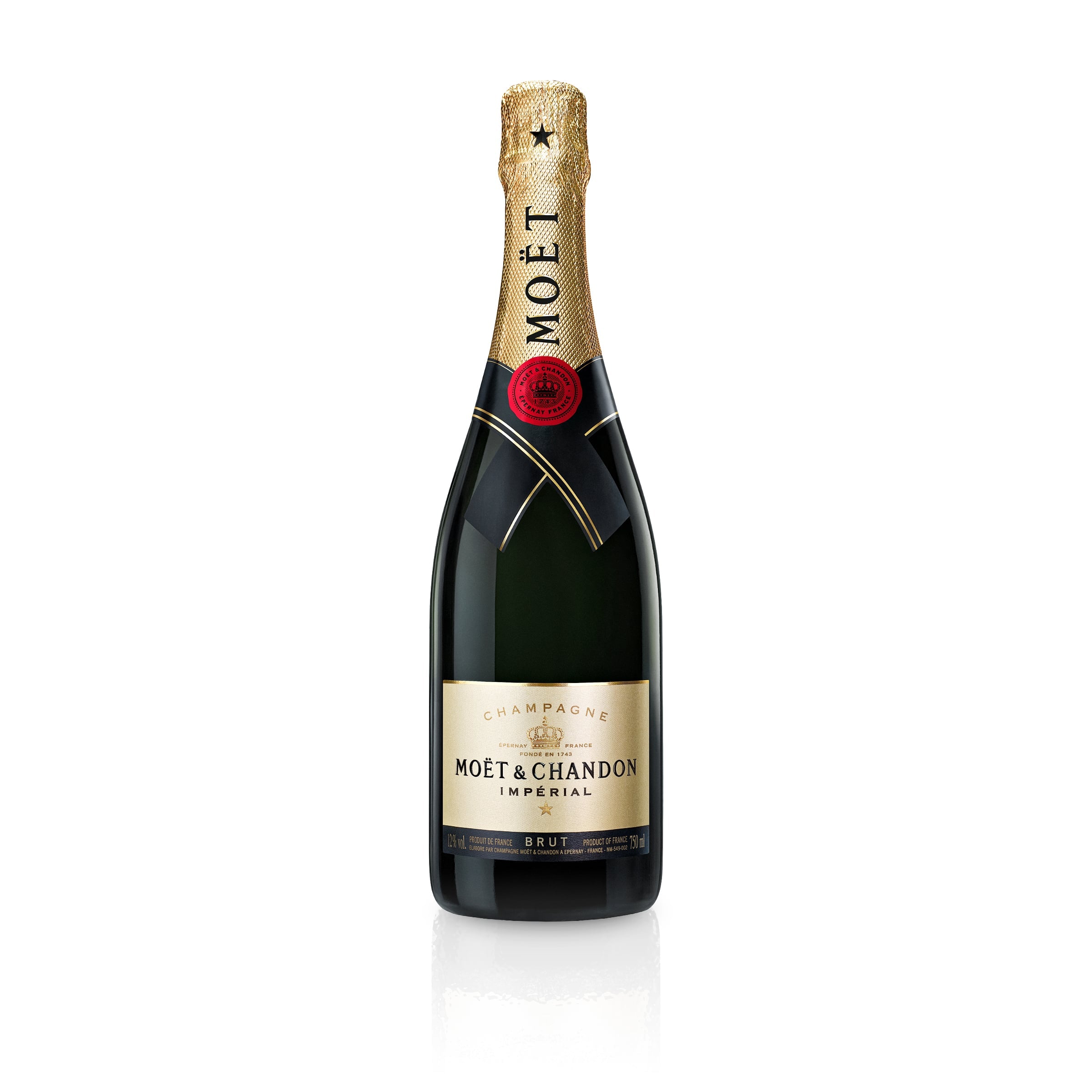 Moët & Chandon Impérial Champagner in Weihnachtsgeschenkbox