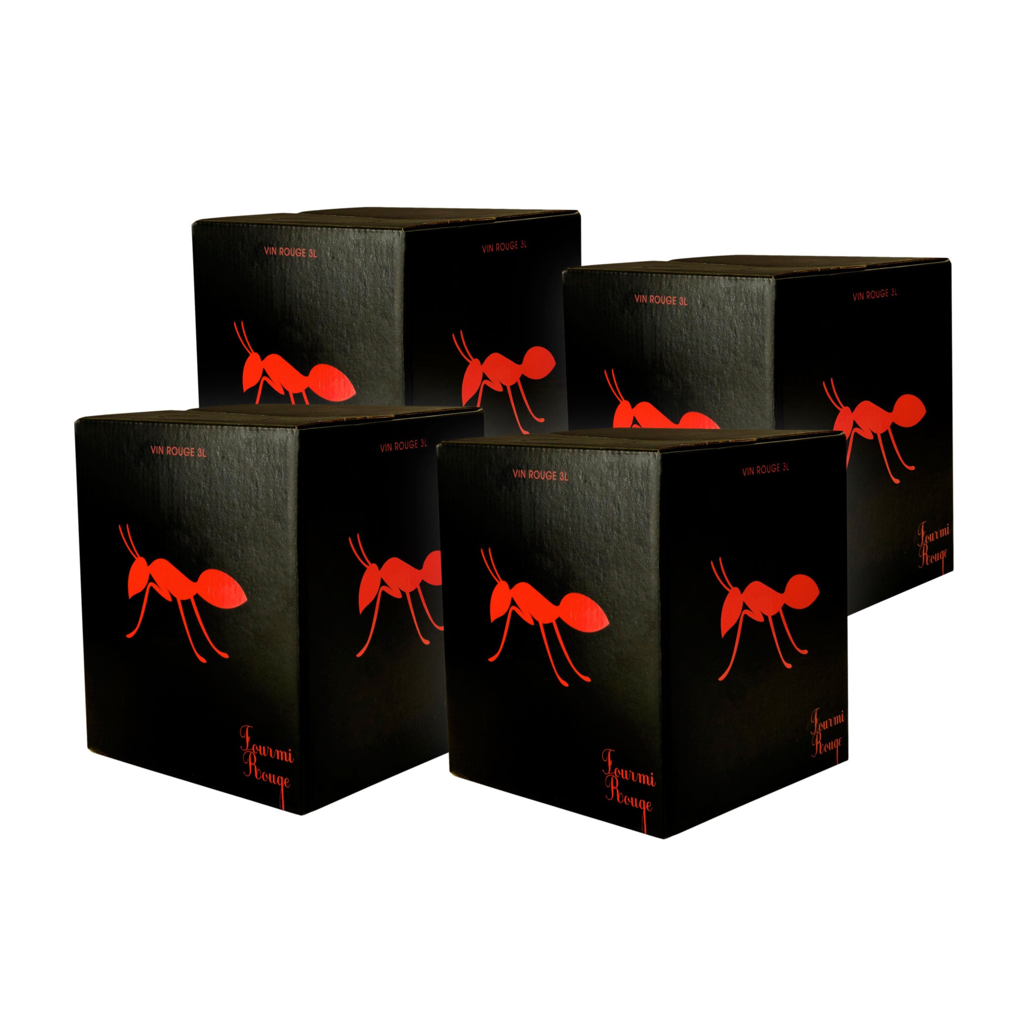 2019 Fourmi Rouge trocken - Côtes du Ventoux - Bag-in-Box 3L