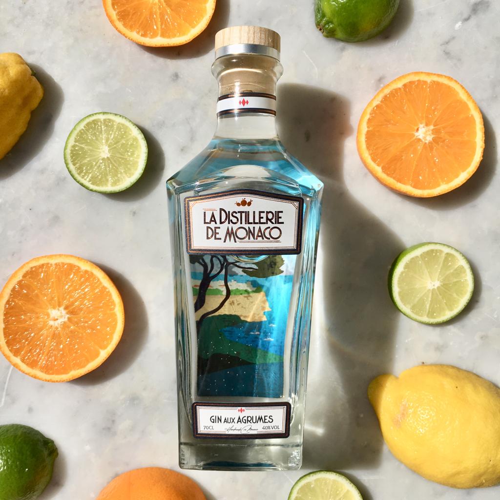 GIN AUX AGRUMES de Monaco mit Geschenkbox 40% vol. 0,5l