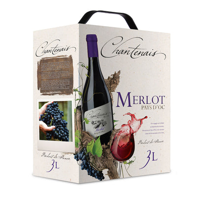 BIB 4 er Set Rot/Weiss/Rose -Cabernet-Sauvignon, Merlot, Cinsault, Sauvignon - Bag in Box Probierpaket