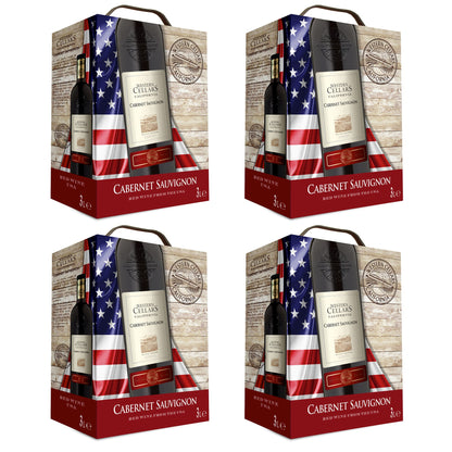 Cabernet Sauvignon Dry Red Wine Bag-in-Box - Western Cellars - California, USA