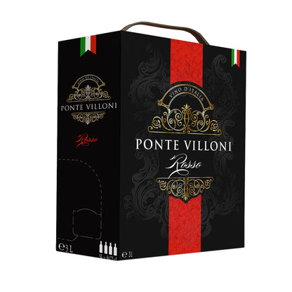 Bag-in-Box - Italian Wine - Ponte Villoni Red Wine 3 L.