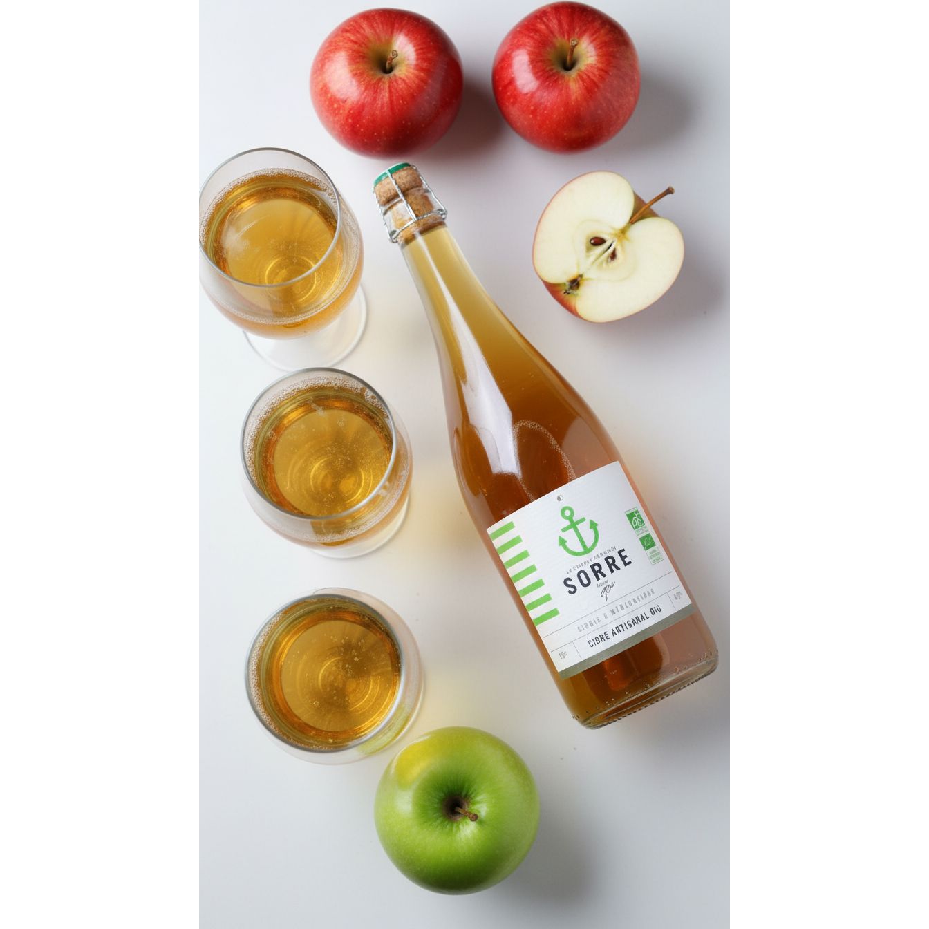 Sorre Cidre Bio Brut 0,75L 4,5% vol.