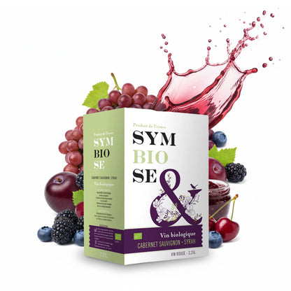 Symbiose Organic Red Wine dry - Cabernet Sauvignon Syrah Bag-in-Box 2.25 l
